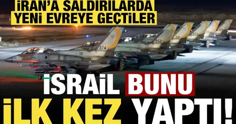 Son dakika: İran a saldırılarda İsrail yeni evreye geçti! Bunu ilk kez yaptılar...