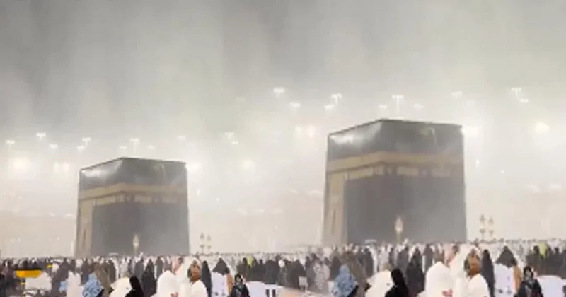 Ramazan ın son gününde Kabe de sağanak yağış Sözcü Gazetesi