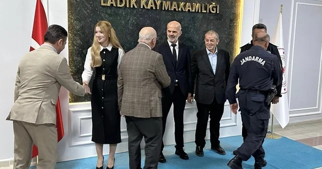 Ladik te bayramlaşma programı düzenlendi Samsun Haberleri