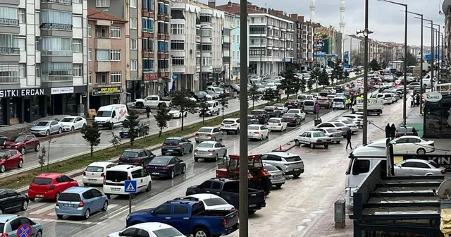 Kulu da bayram trafiği yoğunluğu Konya Haberleri