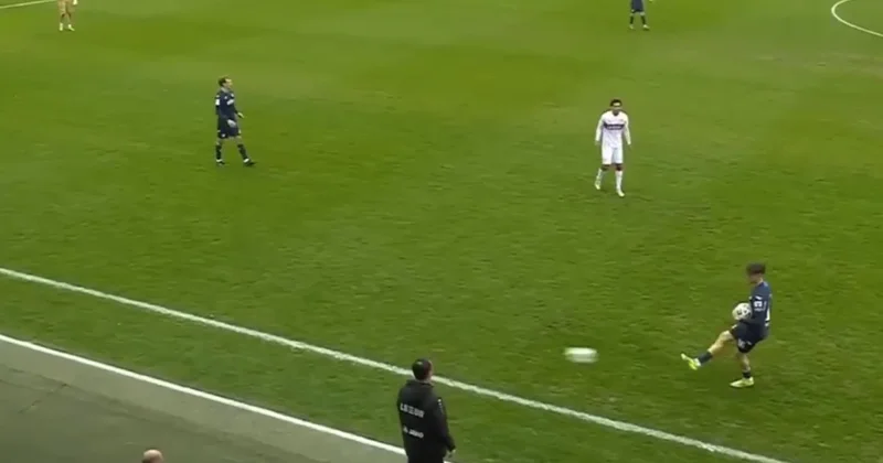 Fazla topu saha dışına attı, neye uğradığını şaşırdı! Sözcü Gazetesi