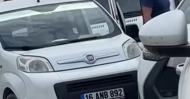 Bursa da trafikte yol verme kavgası kamerada Bursa Haberleri