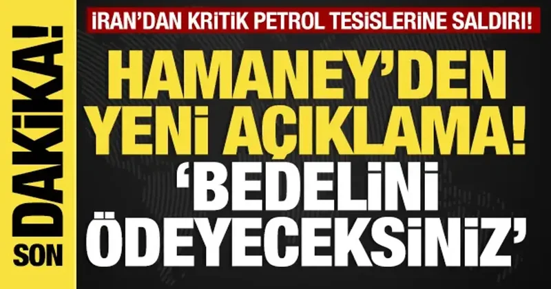 Son dakika...Hamaney’den yeni açıklama! ‘Bedelini ödeyeceksiniz’