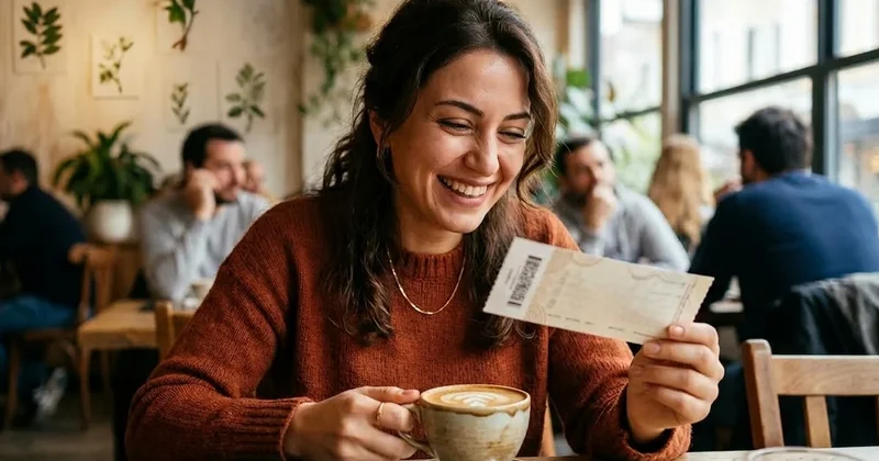 Kahve içmeye girdiği kafeden milyoner olarak çıktı Sözcü Gazetesi