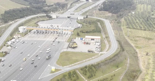 Bursa da helikopter destekli bayram trafiği denetimi Bursa Haberleri