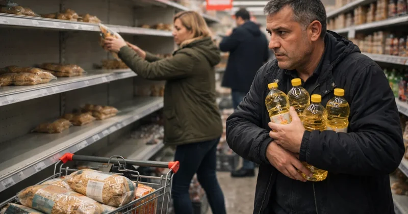 Savaş korkusu marketlere sıçradı: Komşu ürün stoklamaya başladı Sözcü Gazetesi