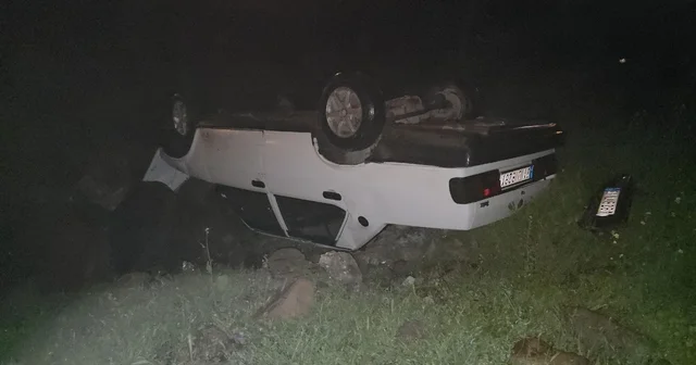 Hatay da takla atan Fiat Tofaş ters döndü: 1 yaralı Hatay Haberleri