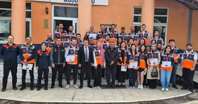 AFAD gönüllülerine sertifika ve kimlikleri teslim edildi Aydın Haberleri