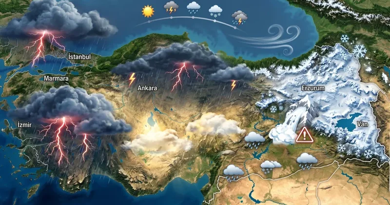 SON DAKİKA HAVA DURUMU! Bugün Hava Nasıl Olacak? Meteoroloji den O İllere Uyarı: Salı Gününe Dikkat! 19 23 Nisan Hava durumu