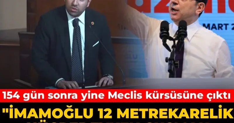 154 gün sonra yine Meclis kürsüsüne çıktı: İmamoğlu 12 metrekarelik hücredeyken susmak ihanettir!
