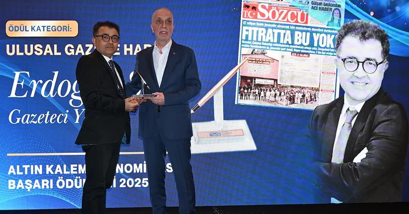 En iyi haber ödülü SÖZCÜ’ye verildi Sözcü Gazetesi