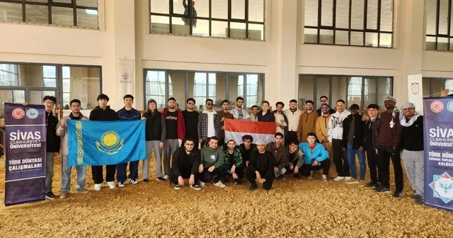 Sivas ta eğitim gören uluslararası üniversite öğrencileri, Türk Dünyası Gençlik Kampı nda bir araya geldi Sivas Haberleri