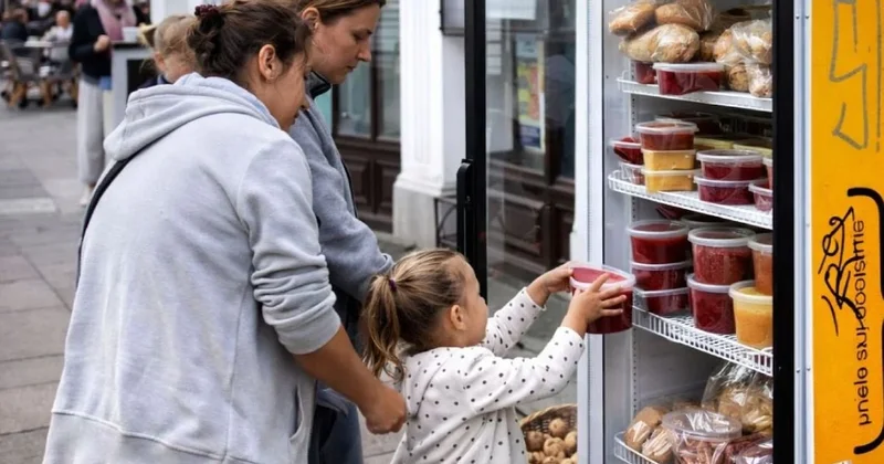 Herkes istediğini ücretsiz alabilecek: Sokaklara binlerce buzdolabı yerleştirildi Sözcü Gazetesi