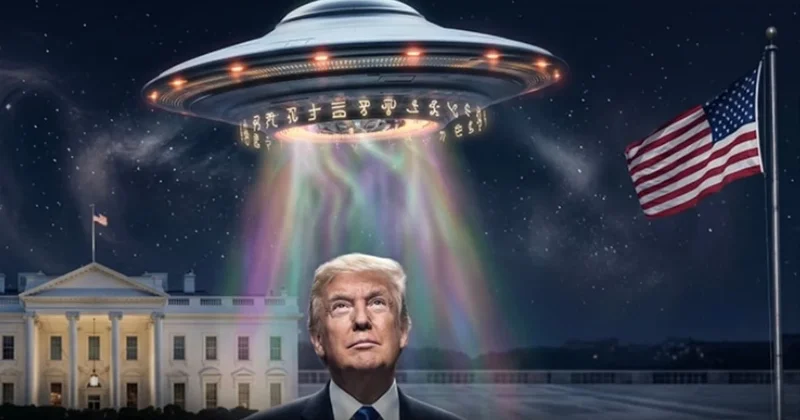 Trump ın dilinin altında ne var? UFO belgelerini bir bir açıklayacağız Sözcü Gazetesi
