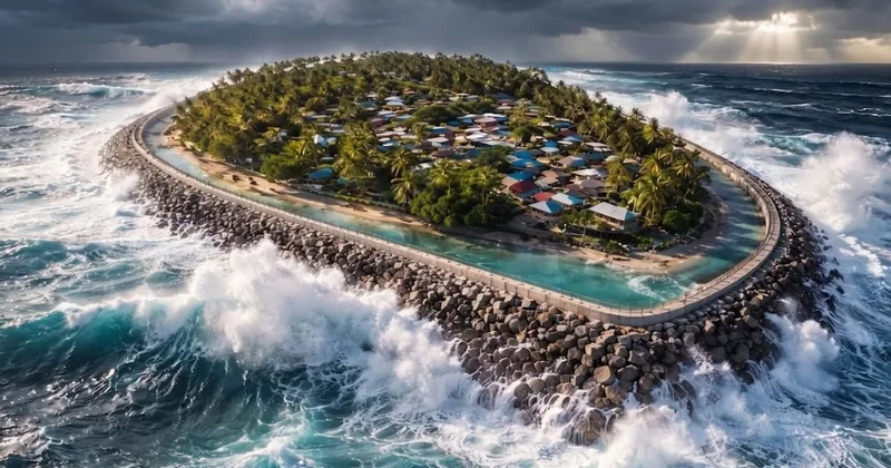 Sular adayı yutmasın diye dev duvar örecekler Sözcü Gazetesi