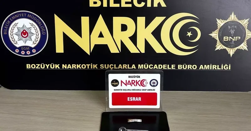 Bilecik’te uyuşturucu operasyonu: 1 şüpheli yakalandı