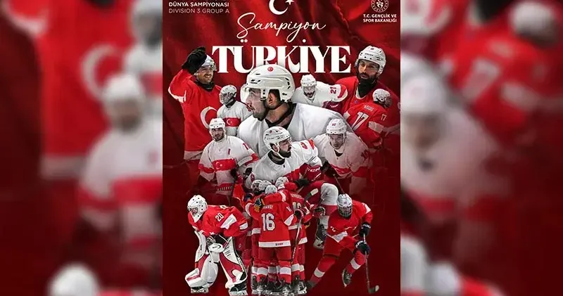 Buz hokeyinde Türkiye altın madalya kazandı