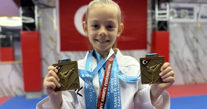 Minik milli karateci Ayza Akgün’ün hedefi Balkan şampiyonluğu Spor Haberleri