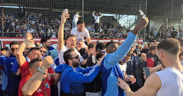 Erzurumspor FK maçtan sonra şampiyonluğunu kutladı Muğla Haberleri