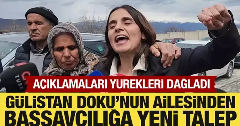 Gülistan Doku nun ailesi Tuncay Sonel in eşi için dilekçe verdi