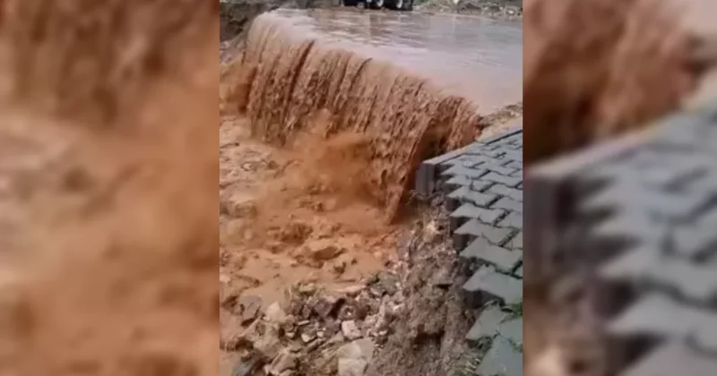 Siirt i sağanak fena vurdu: Yollar çöktü, evleri su bastı Sözcü Gazetesi