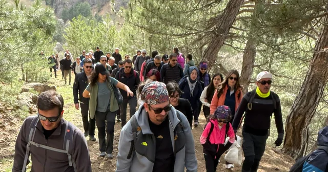 Beypazarı nda doğaseverler yürüyüş etkinliğinde bir araya geldi Ankara Haberleri