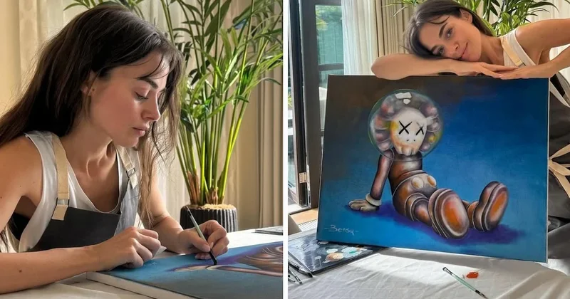 Pandemide keşfettiği hobi hayatını değiştirdi: Bensu Soral sergiye hazırlanıyor Sözcü Gazetesi