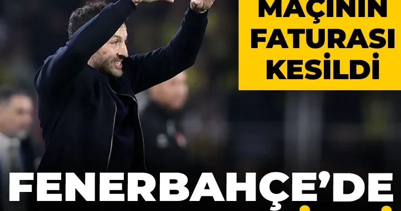 Fenerbahçe de Rizespor beraberliğinin faturası kesildi