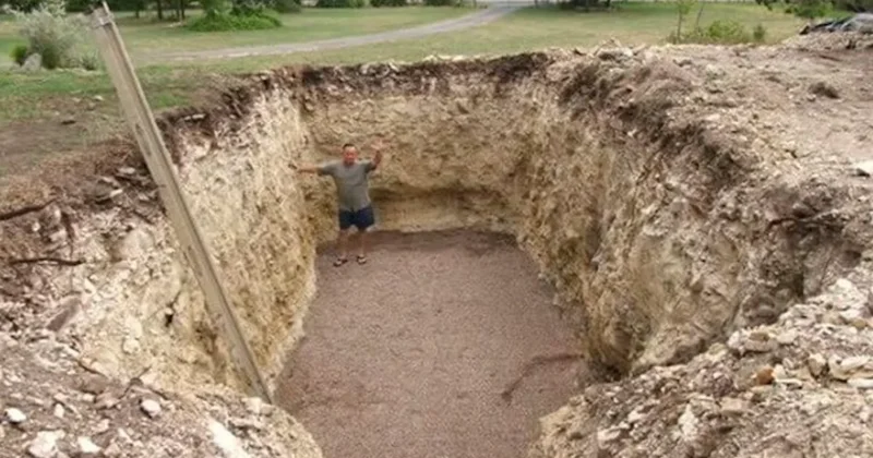 Bahçesine çukur kazdı diye herkes onu kıskandı: Sebebi ise akıl almaz çıktı Sözcü Gazetesi