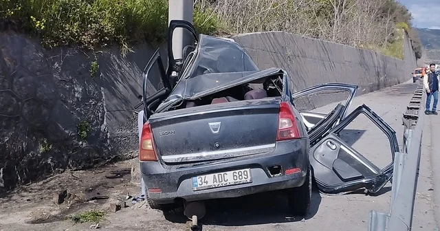 Anadolu Otoyolu nun Kocaeli kesimindeki kaza ulaşımı aksattı Kocaeli Haberleri
