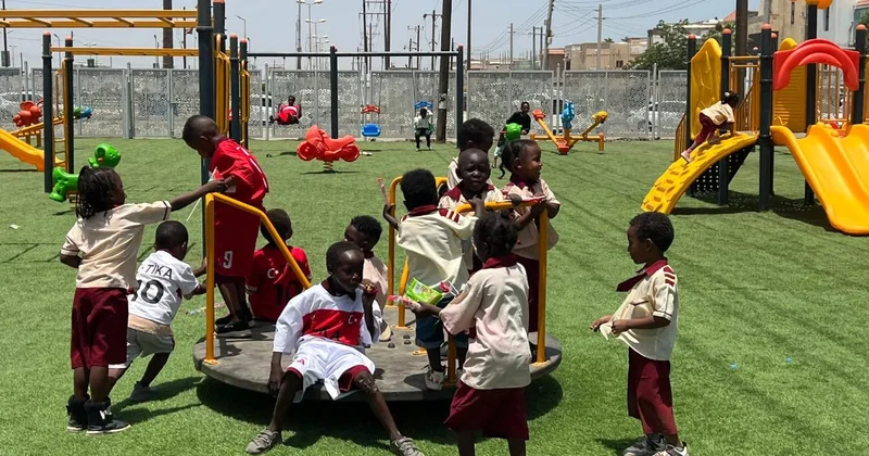 TİKA nın Sudan da kurduğu çocuk parkı açıldı