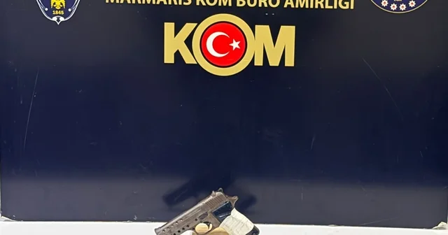 Marmaris te ruhsatsız silahla yakalanan şüpheli tutuklandı Muğla Haberleri
