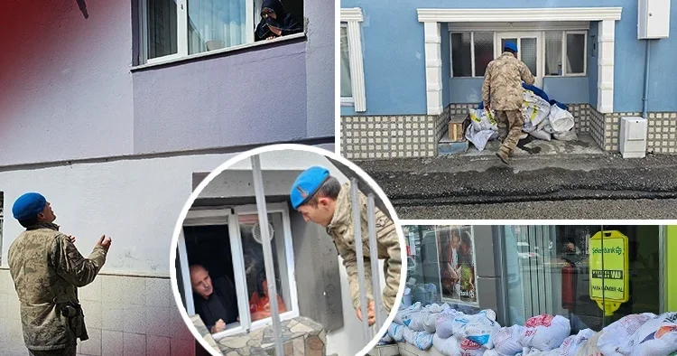 Tüm ilçede teyakkuza geçildi! Mahalleler tahliye edildi, kum torbaları ile bariyer oluşturuldu