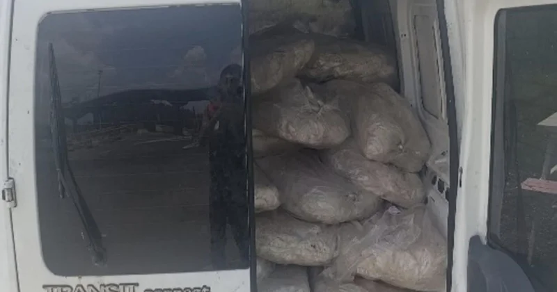 Tam 1 ton 200 kilo! Ekipler hemen el koydu