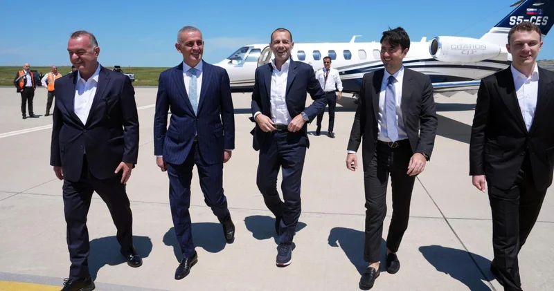 UEFA Başkanı Aleksander Ceferin, İstanbul a geldi!