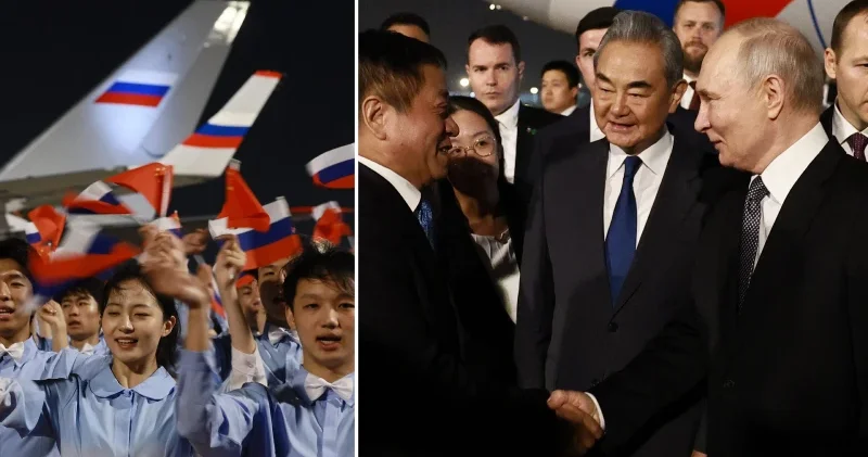 Rus lider Putin den dikkat çeken ziyaret: Pekin de mevkidaşı Cinping tarafından karşılandı Asya Haberleri