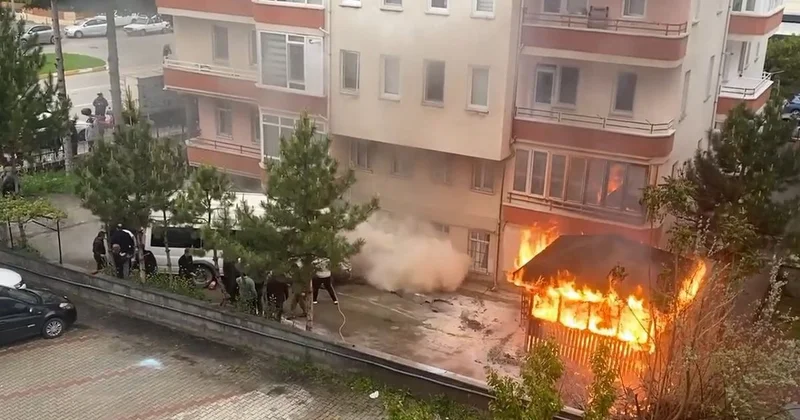 Çorum da Kameriye Yangını