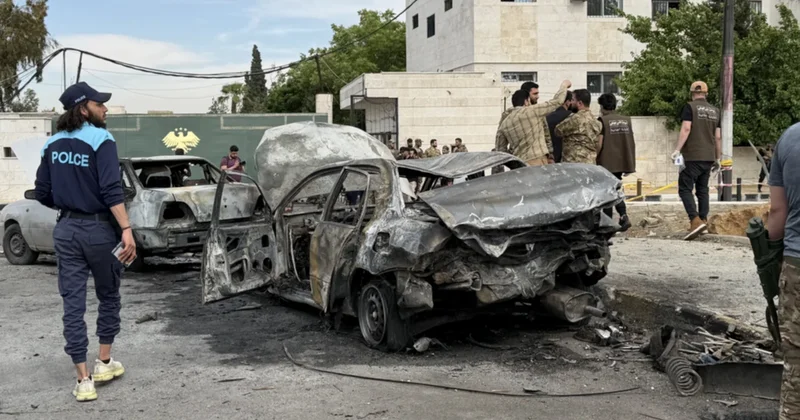 Şam da Savunma Bakanlığı binası önünde araba patladı En az bir kişi öldü Sözcü Gazetesi