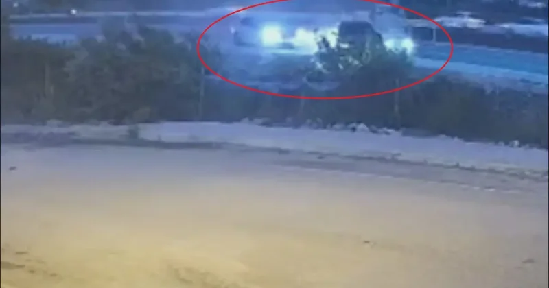 Hatay da dehşet anları: Süratli araç ışıkta bekleyenlere ok gibi saplandı