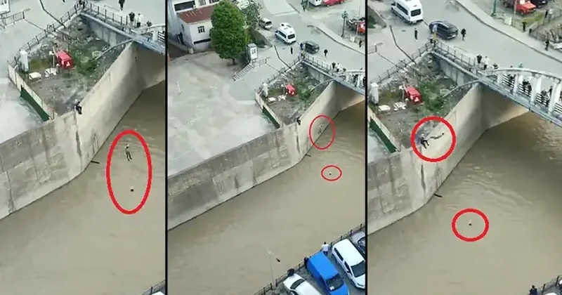 Canını hiçe saydı! Artvin de mucize kurtuluş Sözcü Gazetesi