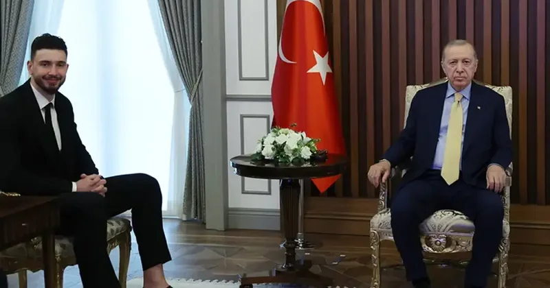 Alperen Şengün den Cumhurbaşkanı Recep Tayyip Erdoğan a ziyaret Fanatik Gazetesi Basketbol Haberleri Spor