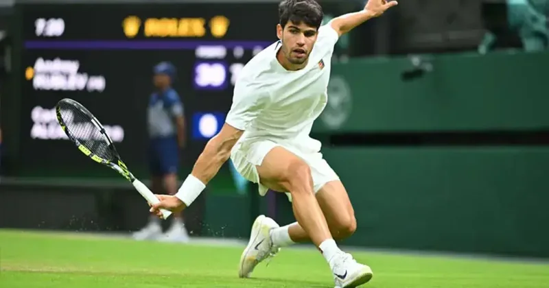 Carlos Alcaraz Wimbledon u da pas geçti Tenis Haberleri Spor