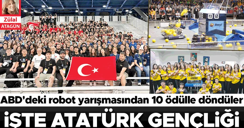 ABD’den 10 ödülle döndüler... Türk gençliğinin Houston zaferi