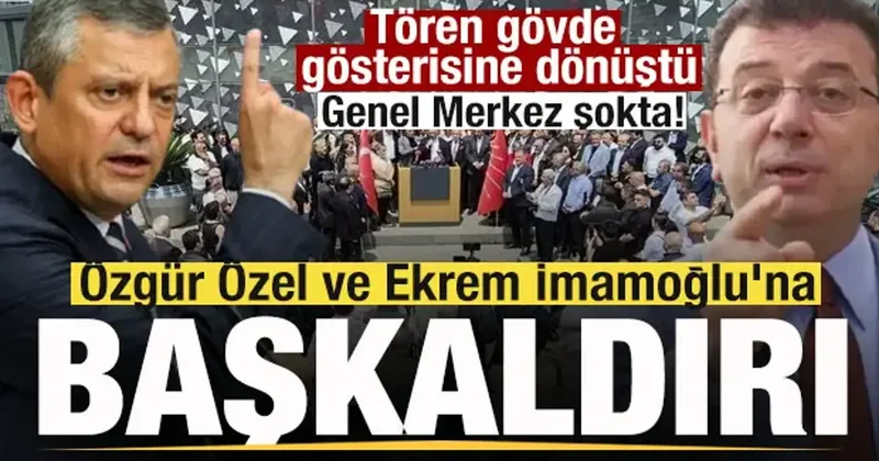 Kriz büyüyor! Genel merkeze gövde gösterisi! Özgür Özel ve Ekrem İmamoğlu na başkaldırı