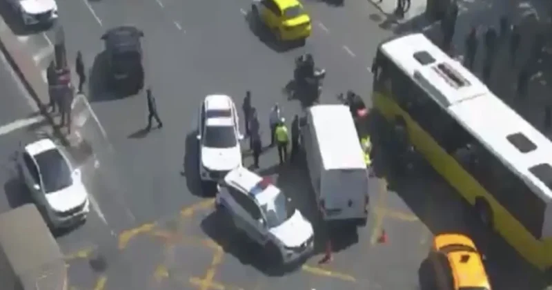 Beşiktaş ta minibüs kadın polisi ezdi! Sözcü Gazetesi