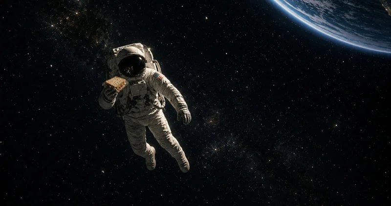 Uzaya götürülen kaçak sandviç NASA da kriz yarattı! Ekmek kırıntıları güvenlik alarmına neden oldu