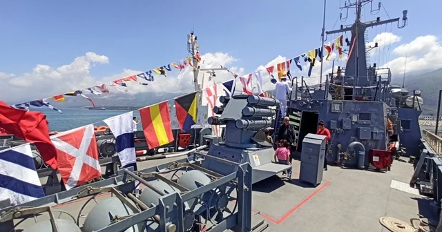 TCG Karpaz savaş gemisi ziyarete açıldı Hatay Haberleri