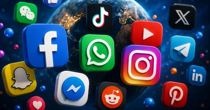O platform ilk 10 a bile giremedi: Dünyanın en çok kullanılan sosyal medya platformları belli oldu Sözcü Gazetesi