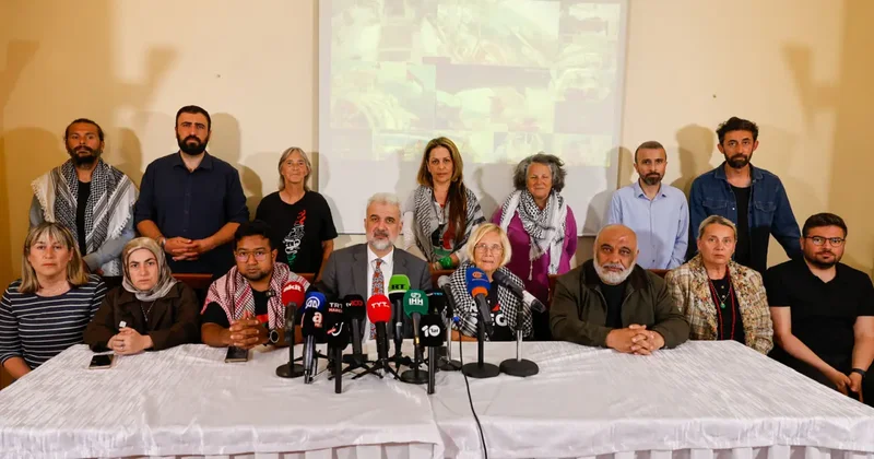 Sumud’a saldırı sonrası STK’lardan basın açıklaması