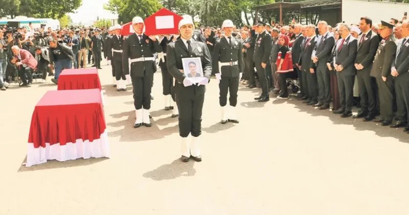Görev şehitlerine veda